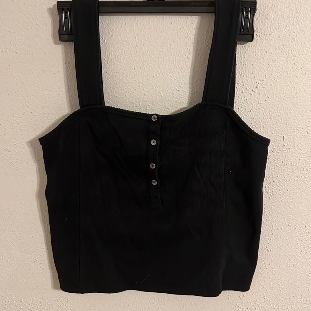 A&F Black Bandage Top